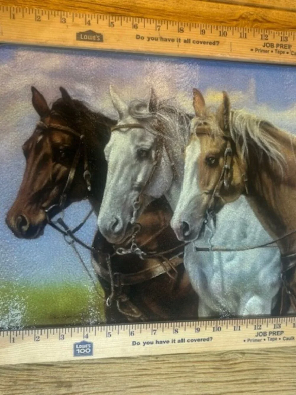 Horse Scene Cutting Board 16